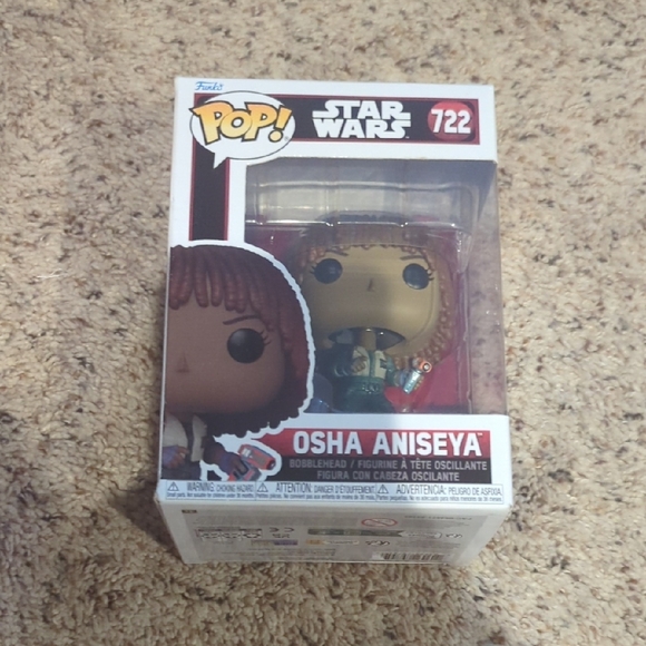 Funko Pop Star Wars Osha Aniseya Figure - Brown and Green - Picture 9 of 10
